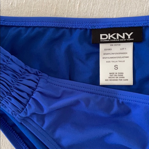 DKNY Blue Bikini Swim-suite Size S - Picture 8 of 8